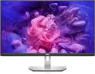 S2721D 27 inch QHD (2560x1440) Monitor, 75Hz, IPS, 4ms, AMD FreeSync, Ultrathin Bezel, 99% sRGB, Built-in Speakers, DisplayPort, 2x HDMI