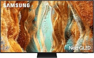 تلفزيون سامسونج بتقنية Neo QLED مقاس 65 بوصة، QN70F، 4K، Mini LED، معالج NQ4 AI الجيل الثاني، تقنية Quantum Matrix Technology Slim، Motion Xcelerator 144Hz، تلفزيون Samsung Vision AI الذكي