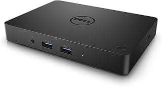 ديل قاعدة شاشة WD15 بدقة 4K مع محول 180 واط، USB-C، (450-AEUO، 7FJ4J، 4W2HW)