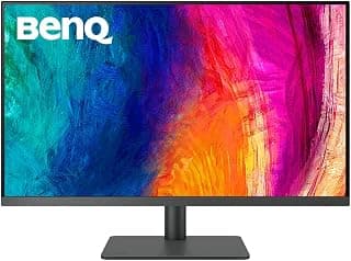 بين كيو شاشة PD3205U 32 انش 4K UHD للمصممين | HDR10، IPS، USB-C 90 واط، sRGB، Rec.709، مفتاح كيه في، وضع كاد/كام، معايرة المصنع، العناية بالعين، ارتفاع قابل للتعديل، موزع USB