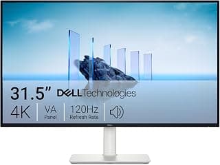 ديل شاشة 32 بلس S3225QS، 4K UHD (3840x2160)، 120Hz، في ايه، 4 مللي ثانية