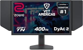 بين كيو زوي XL2566X+ | 24.1 بوصة | شاشة ألعاب سريعة TN 400Hz للرياضات الإلكترونية | وضوح الحركة DyAc2 | 1080p | إعداد XL للمشاركة | غطاء حماية | تعديل ارتفاع جديد بنظام محمل كروي من الدرجة الصناعية