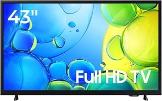 Samsung 43 Inch F6000F Full HD Smart TV Bezel-less Design, 43F6000F - Black