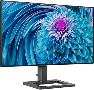 فيليبس 275E2FAE - شاشة QHD 27 انش، 75 هرتز، 4 مللي ثانية، IPS، مكبرات صوت، AMD فري سينك، تصميم بدون اطار (2560 × 1440، 350 شمعة لكل متر مربع، HDMI/DP)