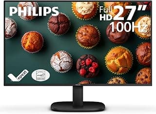 فيليبس شاشة مكتب العاب 27B2N2100 مقاس 27 انش FHD (1920 × 1080) بتردد 100 هرتز، معتمدة من انرجي ستار، شهادة EPEAT الذهبية، HDMI وVGA، ضمان استبدال مسبق لمدة 4 سنوات