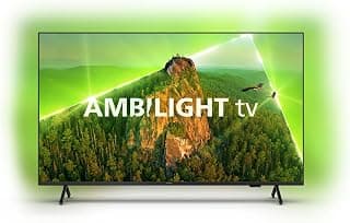 50 Inch 4K Smart Google Ambilight TV,HDR10+/HLG/Dolby Vision, 2.1 HDMI, Netflix, Prime, Youtube, Shahid, Google Voice Assistant, Dolby Atmos 2.0