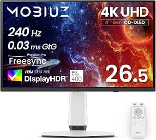 بين كيو شاشة العاب EX271UZ 27 انش 4K QD-OLED من موبيوز | 240Hz فائقة
