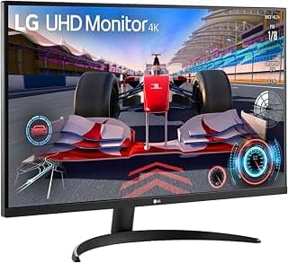 Ultrafine™ 32UR500K-B 32" 4K PC Monitor - UHD (3840 x 2160) resolution VA panel, 4ms GtG 60Hz, HDR10, DCI-P3 90% (CIE1976), Read Mode, Tilt