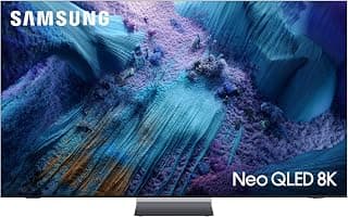 تلفزيون سامسونج بشاشة 85 بوصة، تقنية Neo QLED، QN990F، دقة 8K، Mini LED، معالج NQ8 AI الجيل الثالث، ترقية باستخدام الذكاء الاصطناعي إلى جودة 8K، اتصال لاسلكي One Connect، مضاد للتوهج، تلفزيون سامسونج