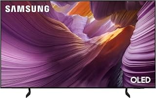 تلفزيون سامسونج 65 بوصة OLED S85F، 4K، معالج NQ4 AI الجيل الثاني، ترقية 4K بالذكاء الاصطناعي، OLED HDR، معتمد من بانتون، تلفزيون سامسونج فيجن ذكاء اصطناعي QA65S85FAEXZN