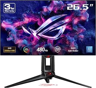 اسس شاشة العاب روج سويفت OLED PG27AQDP: 27 بوصة (26.5 بوصة قابلة للعرض